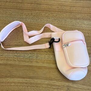 Pink Crossbody Bottleholder Bag